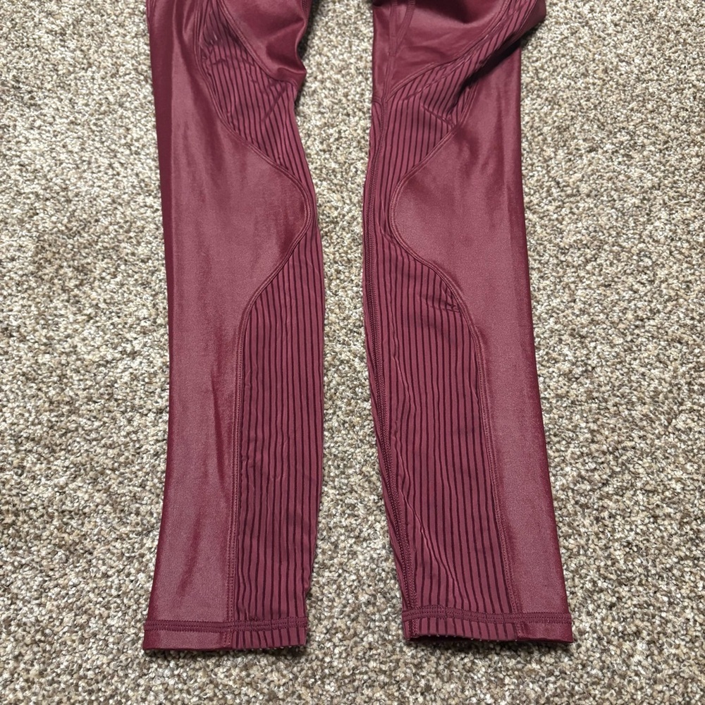 Fabletics Women’s Small Burgundy Leggings - Picture 7 of 10